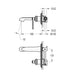 Flova Liberty Concealed Basin Mixer with Clicker Waste Set - Unbeatable Bathrooms
