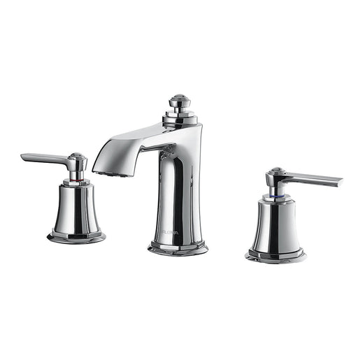 Flova Liberty 3-Hole Basin Mixer with Clicker Waste Set - Unbeatable Bathrooms