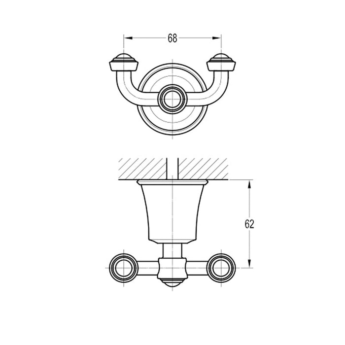 Flova Liberty Robe Hook - Unbeatable Bathrooms