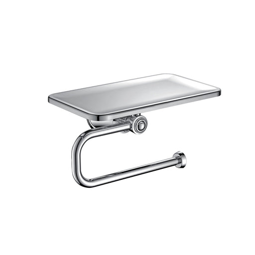 Flova Liberty Toilet Roll Holder with Shelf - Unbeatable Bathrooms