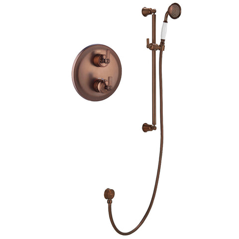 Flova Liberty 1-Outlet Thermostatic Shower Pack with Slide Rail Kit - Unbeatable Bathrooms