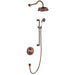 Flova Liberty 2-Outlet Thermostatic Shower Pack with Rain Shower and Slide Rail Kit - Unbeatable Bathrooms