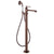 Flova Liberty Floor Standing Bath And Shower Mixer with Shower Set - Unbeatable Bathrooms