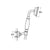 Flova Liberty Hand-Shower Set with Wall Bracket - Unbeatable Bathrooms