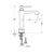 Flova Liberty Tall 260mm Mono Basin Mixer with Clicker Waste Set - Unbeatable Bathrooms