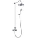 Flova Liberty Exposed Thermostatic Shower Column with Shower Set - Unbeatable Bathrooms