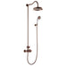 Flova Liberty Exposed Thermostatic Shower Column with Shower Set - Unbeatable Bathrooms