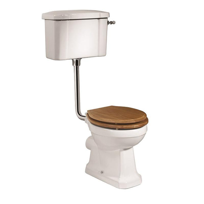 Tavistock Vitoria Low Level Pipe and Fittings - Chrome - Unbeatable Bathrooms