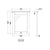 Hudson Reed Old London 60cm Flat Mirror - Unbeatable Bathrooms