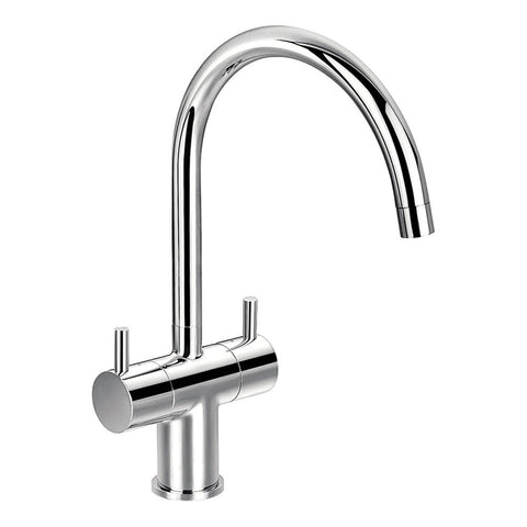 Flova Levo Two Handle Spout Kitchen Mixer - Unbeatable Bathrooms