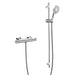 Flova Levo Thermostatic Bar Valve with Slide Rail and Multi Function Hand Shower - Unbeatable Bathrooms