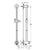 Flova Round Goclick Slide Rail with Flow Control (Excludes Shower Set) - Unbeatable Bathrooms