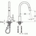 Flova Levo Pull Out Shower Spray Single Lever Kitchen Mixer - Unbeatable Bathrooms