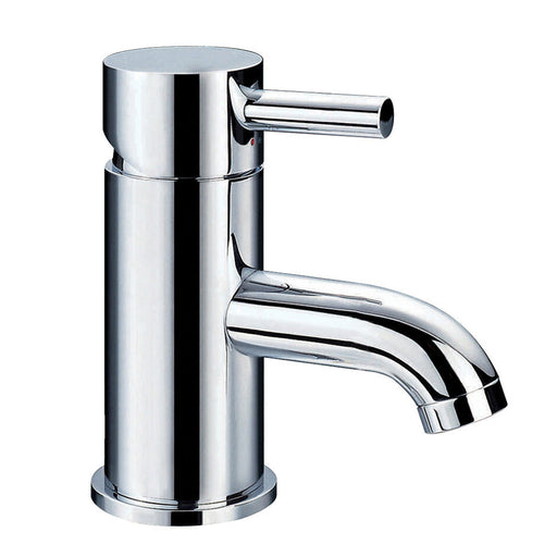 Flova Levo Small Basin Mixer 138mm with Slotted Clicker Waste Set - Unbeatable Bathrooms