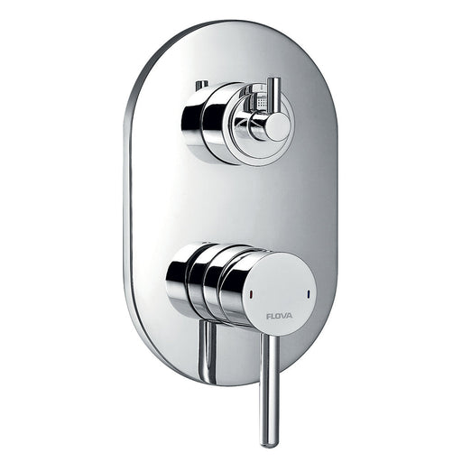 Flova Levo Concealed Manual Shower Mixer with 3-Way Diverter - Unbeatable Bathrooms