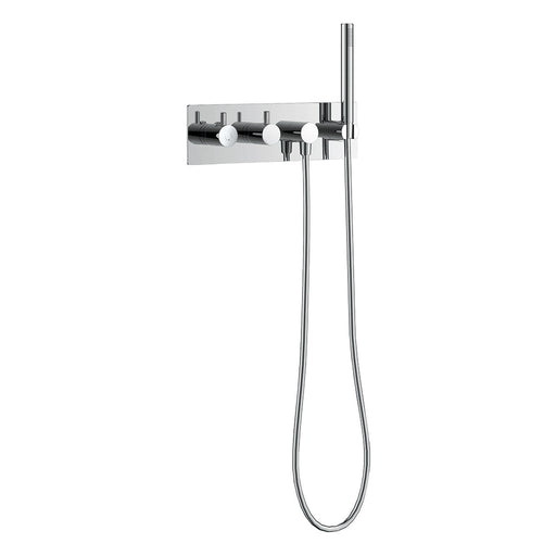 Flova Levo Thermostatic Concealed 3 Outlet Shower Valve with Integral Shower Kit - Unbeatable Bathrooms