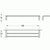 Flova Lynn 600mm Double Towel Bar - Unbeatable Bathrooms
