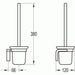 Flova Lynn Toilet Brush and Holder - Unbeatable Bathrooms