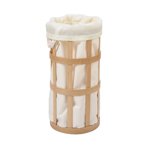 Laundry Basket Cage and Fabric Insert - Natural Oak - Unbeatable Bathrooms