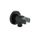 Flova Round Wall Outlet Elbow with Handset Holder - Unbeatable Bathrooms