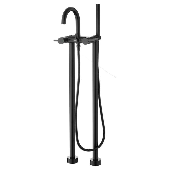 Flova Levo Floor Standing Bath and Shower Mixer - Unbeatable Bathrooms