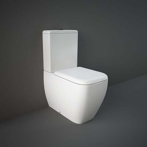 RAK Metropolitan Close Coupled Fully Back To Wall Rimless Toilet - Unbeatable Bathrooms