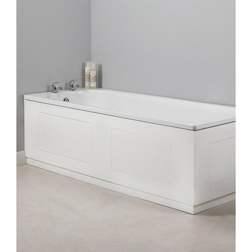 Tavistock Meridian 170cm Front Bath Panel White Routed - Unbeatable Bathrooms