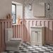 Tavistock Marston 500mm Floor Standing 2 Door Vanity Unit & Basin - Paper White - Unbeatable Bathrooms