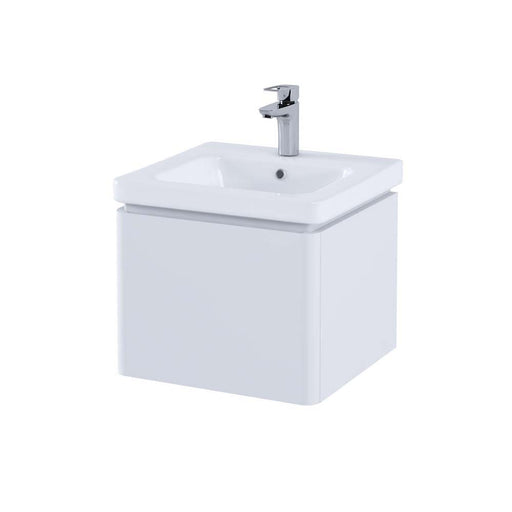 Rak Resort 500/550/650mm Vanity Unit - Wall Hung 1 Drawer Unit with Basin - Unbeatable Bathrooms