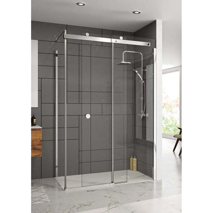Merlyn 10 Series Rectangle Shower Enclosure with Sliding Door & Merlyn MStone Tray - Unbeatable Bathrooms