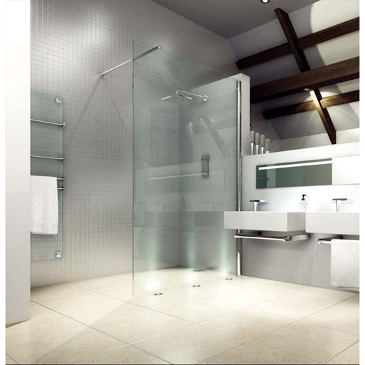 Merlyn 8 Series 1400mm x 900mm Showerwall Including Merlyn MStone Tray - Unbeatable Bathrooms