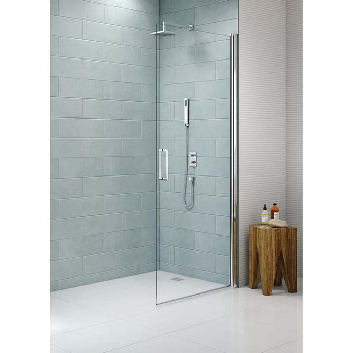 Merlyn 8 Series Frameless Pivot Showerwall - Unbeatable Bathrooms