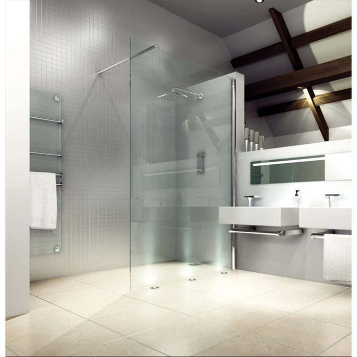 Merlyn 8 Series Showerwall Including Merlyn MStone Tray - Unbeatable Bathrooms