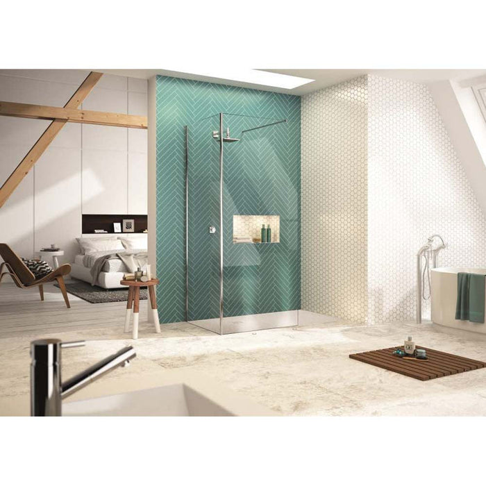 Merlyn 8 Series Showerwall Including Merlyn MStone Tray - Unbeatable Bathrooms