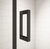 Merlyn Black Hinged Shower Door & Merlyn Mstone Tray - Unbeatable Bathrooms