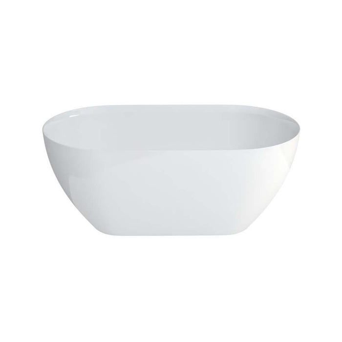 Clearwater Formoso Petite 1500 x 800mm Matt White Freestanding Bath - Unbeatable Bathrooms