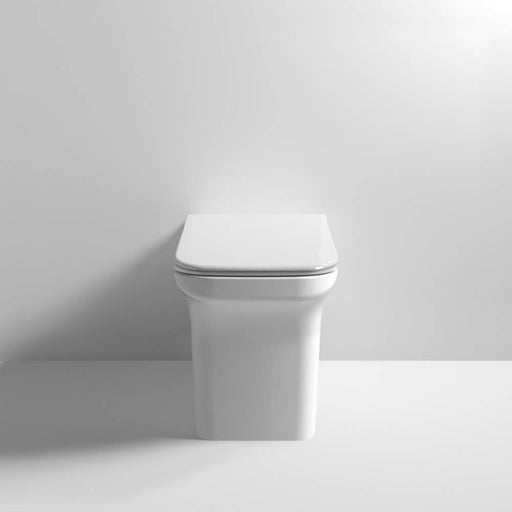 Nuie Ava Square Back To Wall Pan & Soft Close Seat - Unbeatable Bathrooms