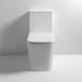 Nuie Ava Square Flush to Wall Pan, Cistern & Soft Close Seat - Unbeatable Bathrooms