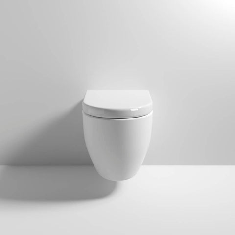 Nuie Provost Round Wall Hung Pan - Unbeatable Bathrooms