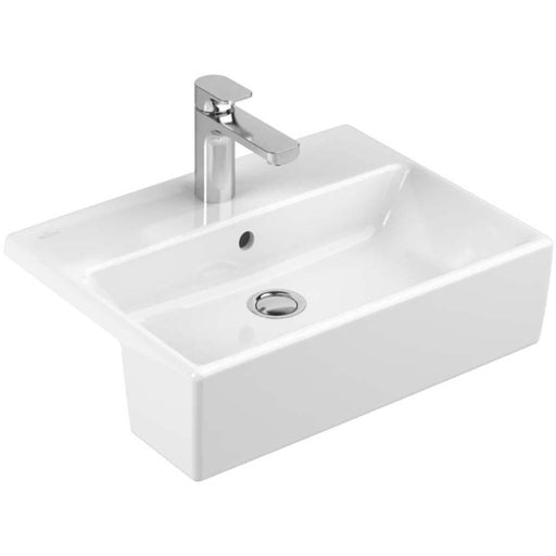 Villeroy & Boch Memento 550mm 1TH Semi-Recessed Basin - Unbeatable Bathrooms