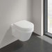 Villeroy & Boch Architectura Wall Hung Compact Washdown Toilet with DirectFlush - 4687.HR.01 - Unbeatable Bathrooms