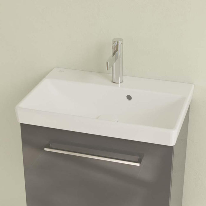 Villeroy & Boch Avento 550mm 1TH Compact Wall Hung Basin with Overflow - Unbeatable Bathrooms