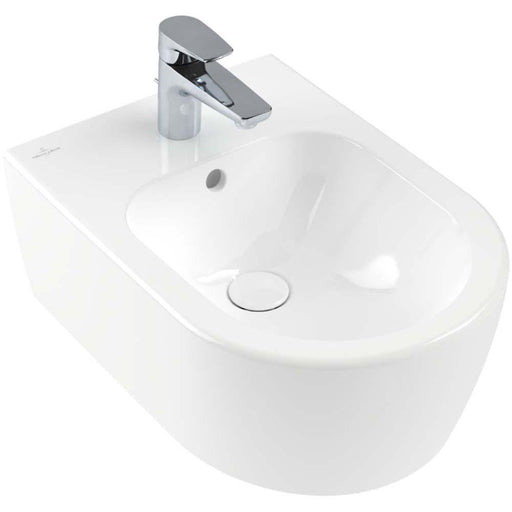Villeroy & Boch Avento Wall-Mounted Bidet 370mm x 530 mm, White Alpin - Unbeatable Bathrooms