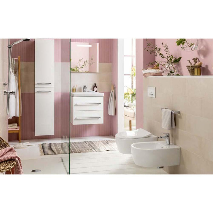 Villeroy & Boch Avento Wall-Mounted Bidet 370mm x 530 mm, White Alpin - Unbeatable Bathrooms