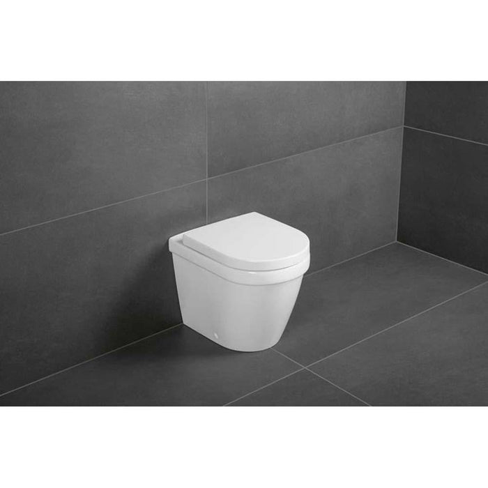 Villeroy & Boch Architectura Toilet Seat & Cover with Automatic Soft Closing Mechanism & Quick Release - White Alpin - Unbeatable Bathrooms