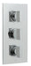 Vado Notion 2 Outlet 3 Handle Thermostatic Shower Valve Wall Mounted - Unbeatable Bathrooms