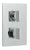Vado Notion 1 Outlet 2 Handle Concealed Thermostatic Shower Valve Wall Mounted - Unbeatable Bathrooms