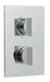 Vado Notion 3 Outlet 2 Handle Thermostatic Shower Valve Wall Mounted - Unbeatable Bathrooms