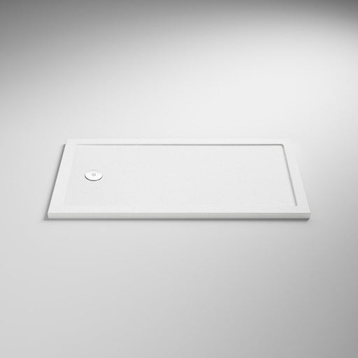Nuie Slip Resistant Bath Replacement Slimline Shower Tray 1700mm x 700mm - White - Unbeatable Bathrooms