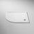 Nuie Slip Resistant Offset Slimline 900 x 760mm Quadrant Shower Tray - White - Unbeatable Bathrooms